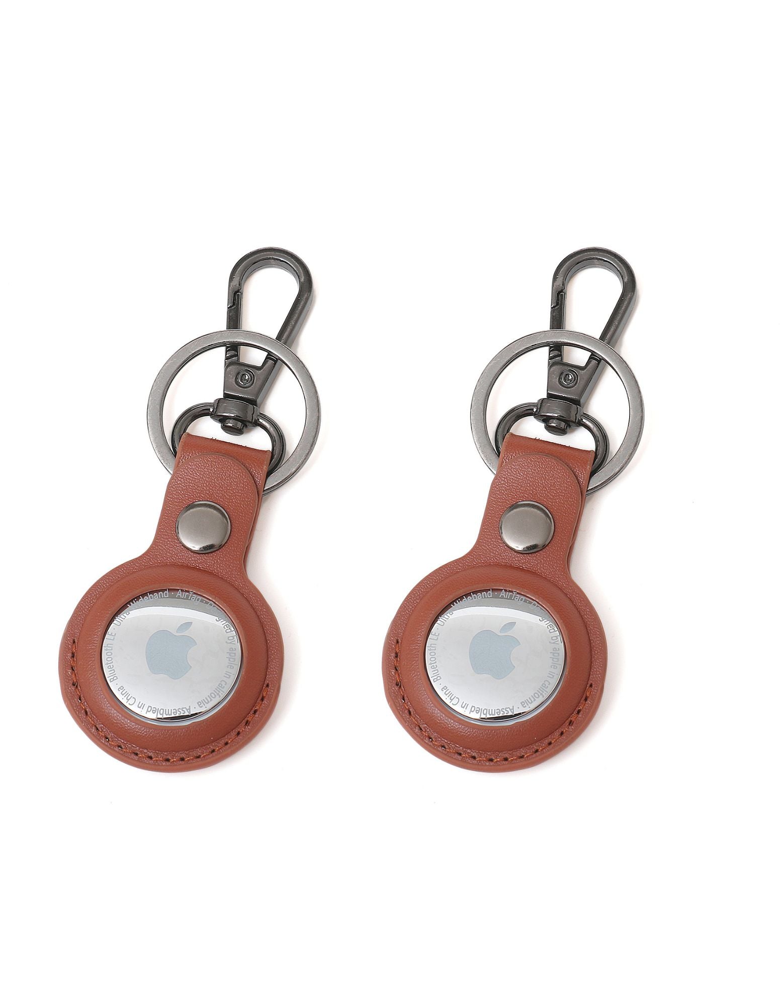 TILBA Airtag Keyring X 2 I Tan